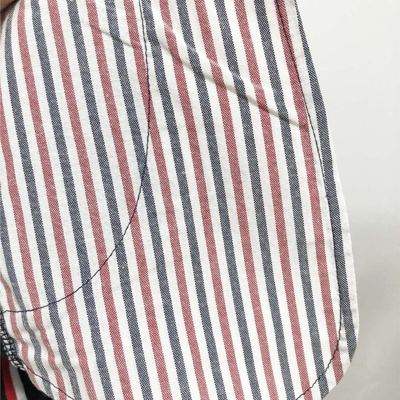 Thom Browne Navy Four Stripes Knitted Sports Shorts - Picture 4 of 8